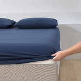 Aldrin Home Cotton Sateen Fitted Sheet Set