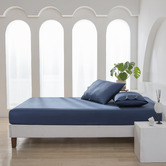 Aldrin Home Cotton Sateen Fitted Sheet Set