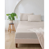 Aldrin Home Cotton Sateen Fitted Sheet Set