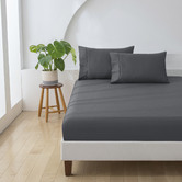 Aldrin Home Cotton Sateen Fitted Sheet Set