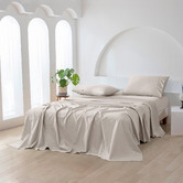 Aldrin Home Cotton Sateen Flat Sheet