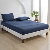 Aldrin Home Cotton Sateen Fitted Sheet Set