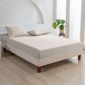 Aldrin Home Cotton Sateen Fitted Sheet Set