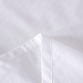 Aldrin Home White Commercial Cotton-Blend Flat Sheets