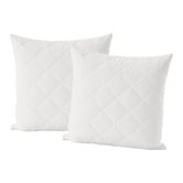 Aldrin Home Raleigh Hypoallergenic Quilted Cotton European Pillow Protectors