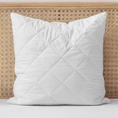 Aldrin Home Raleigh Hypoallergenic Quilted Cotton European Pillow Protectors