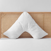 Aldrin Home Raleigh Hypoallergenic V-Shaped Cotton Pillow