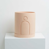 Elementa Living Etched Resin Plant Pot