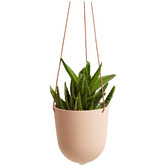 Elementa Living Block-Style Resin Hanging Planter