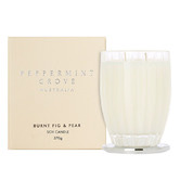 Peppermint Grove Fragrances 370g Burnt Fig &amp; Pear Soy Candle