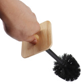 Eco Basics 3 Piece Square Toilet Roll Holder, Brush &amp; Bin Set