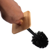 Eco Basics 3 Piece Square Toilet Roll Holder, Brush &amp; Bin Set