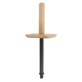 Eco Basics 3 Piece Square Toilet Roll Holder, Brush &amp; Bin Set