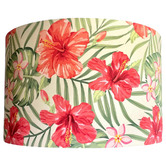 Campana Collective Hawaiian Hibiscus Lamp Shade