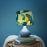 Campana Collective Blue Mid-Century Lamp Shade
