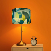 Campana Collective Blue Mid-Century Lamp Shade