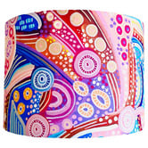 Campana Collective Learning on Country Aboriginal Cotton Lamp Shade