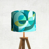 Campana Collective Blue Mid-Century Lamp Shade