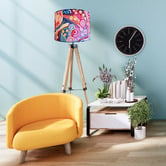 Campana Collective Learning on Country Aboriginal Cotton Lamp Shade