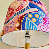 Campana Collective Learning on Country Aboriginal Cotton Lamp Shade