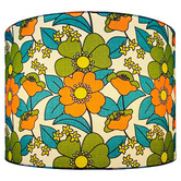 Campana Collective Floral Retro Vintage Lamp Shade