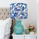 Campana Collective Blue &amp; White Hamptons Lamp Shade