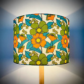 Campana Collective Floral Retro Vintage Lamp Shade