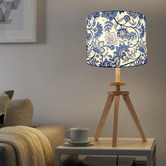 Campana Collective Blue &amp; White Hamptons Lamp Shade