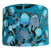 Campana Collective Banksia Blue Cotton Lamp Shade