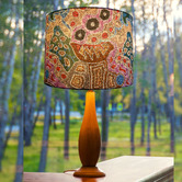 Campana Collective Desert Fringe Rush Aboriginal Cotton Lamp Shade