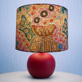 Campana Collective Desert Fringe Rush Aboriginal Cotton Lamp Shade