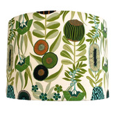 Campana Collective Dusk Green Floral Canvas Lamp Shade