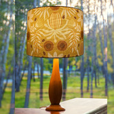 Campana Collective Mustard Banksia &amp; Wattle Canvas Lamp Shade