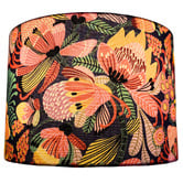 Campana Collective Wild Protea Purple Background Cotton Lamp Shade
