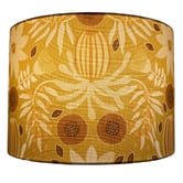 Campana Collective Mustard Banksia &amp; Wattle Canvas Lamp Shade