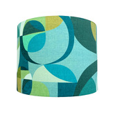 Campana Collective Blue Mid-Century Lamp Shade