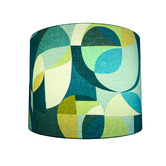 Campana Collective Blue Mid-Century Lamp Shade