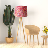 Campana Collective Bush Tomato Aboriginal Pink  Cotton Lamp Shade