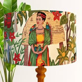 Campana Collective Mexican Frida Cotton Lamp Shade