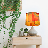 Campana Collective The Orange Mid-Century Cotton Lamp Shade