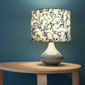 Campana Collective Hummingbird Chinoiserie Cotton Lamp Shade