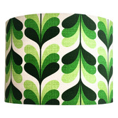 Campana Collective Vintage Green Cotton Lamp Shade