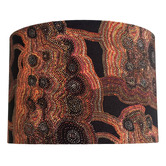 Campana Collective Warlu Mina Mina Aboriginal Canvas Lamp Shade