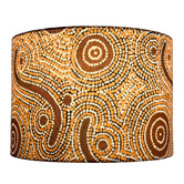 Campana Collective Dreaming Jukurrpa Aboriginal Cotton Lamp Shade