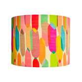 Campana Collective Multi-Colour Mid-Century Cotton Lamp Shade
