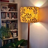Campana Collective Wattle In Yellow Cotton Lamp Shade