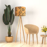 Campana Collective Wattle In Yellow Cotton Lamp Shade