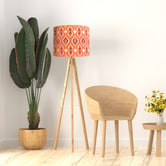 Campana Collective Retro Swirl Cotton Lamp Shade