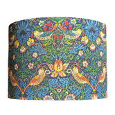 Campana Collective Strawberry Thief- William Morris Cotton Sateen Lamp Shade