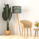 Campana Collective Strawberry Thief- William Morris Cotton Sateen Lamp Shade